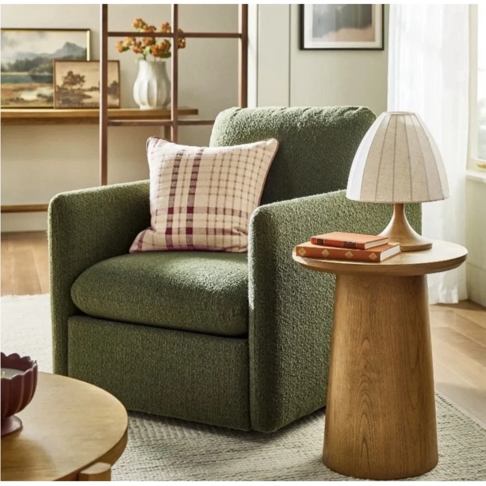 Wood Trumpeted Table Lamp & Shade - Hearth & Hand with Magnolia